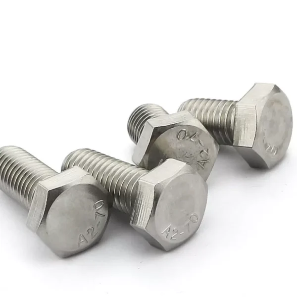 Quality sus304 sus316 stainless steel hex bolts